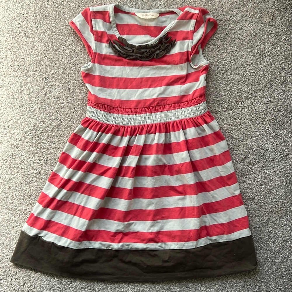 Matilda Jane Size 6 Girls Dress - Knit with Stripes